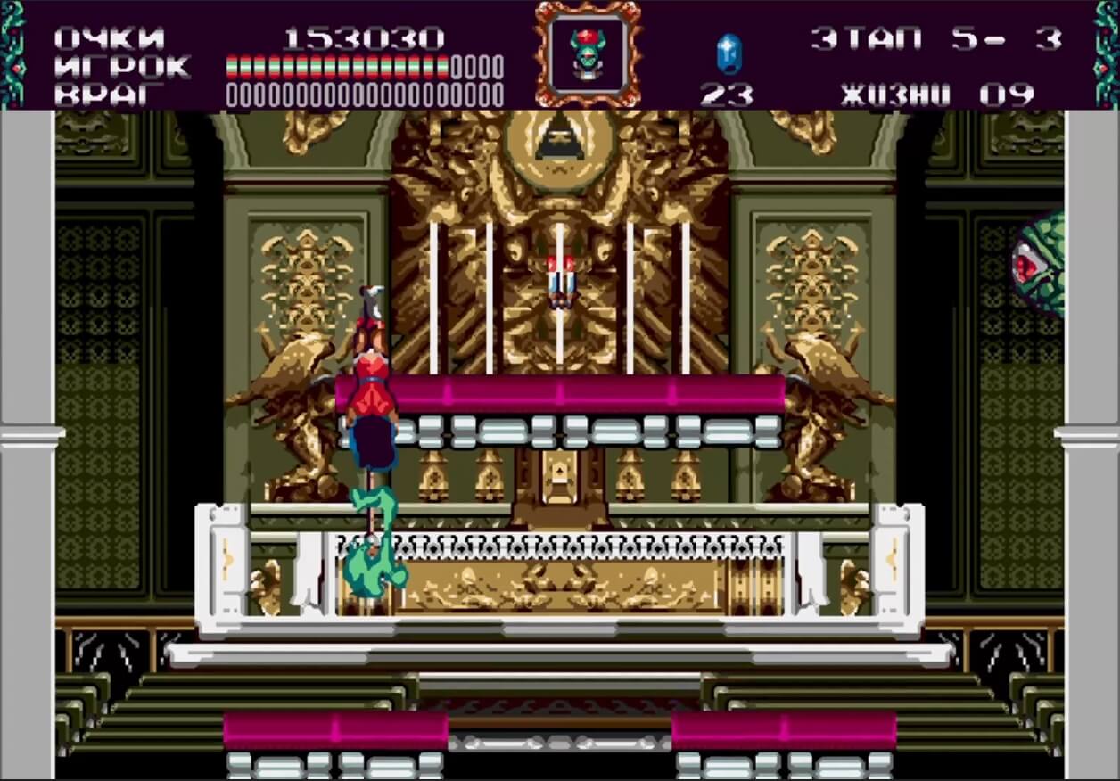 Castlevania Bloodlines - геймплей игры Sega Mega Drive\Genesis